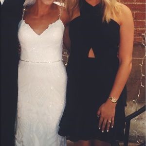 BCBG Max Azria black cocktail dress